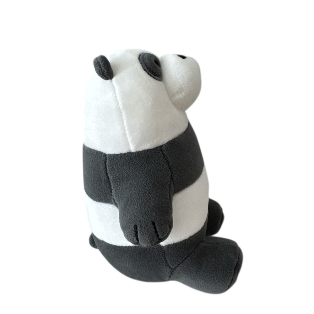 Toy Factory Cartoon Network We Bare Bears Panda Plush Grey White Lovey Stuffie - Picture 3 of 6